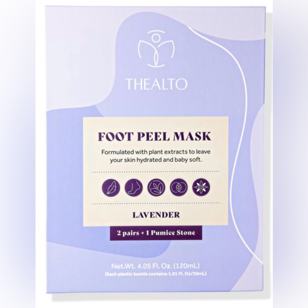 THEALTO - Lavender Foot Peel Mask - Purple